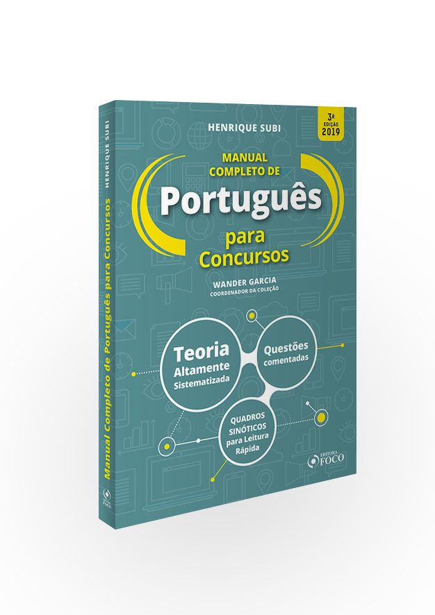 MANUAL COMPLETO DE PORTUGUÊS PARA CONCURSOS - 3ª ED - 2019