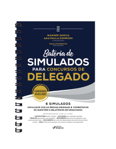 BATERIA DE SIMULADOS: PARA CONCURSOS DE DELEGADO - 1ª ED - 2022