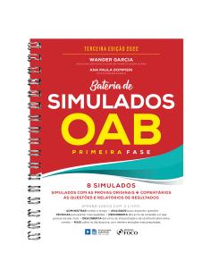 BATERIA DE SIMULADOS OAB 1ª FASE - 3ª ED - 2022